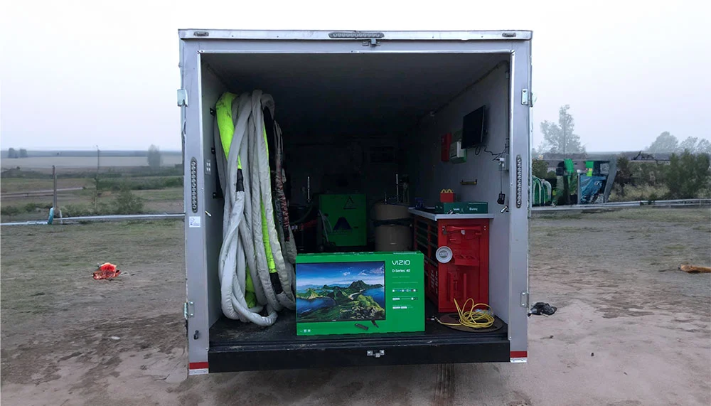 Spray foam rig and equipment — we insure what you work with